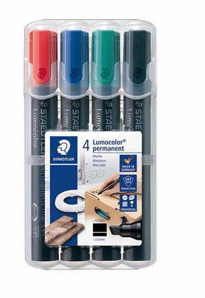 Staedtler Marker Lumocolor Perm poševno 2-5 mm sortirano (4)